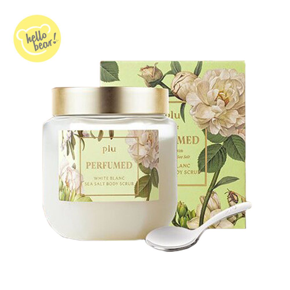 plu深层莹亮滋润身体磨砂膏500g白棉香皂保湿改善皮肤粗糙暗哑