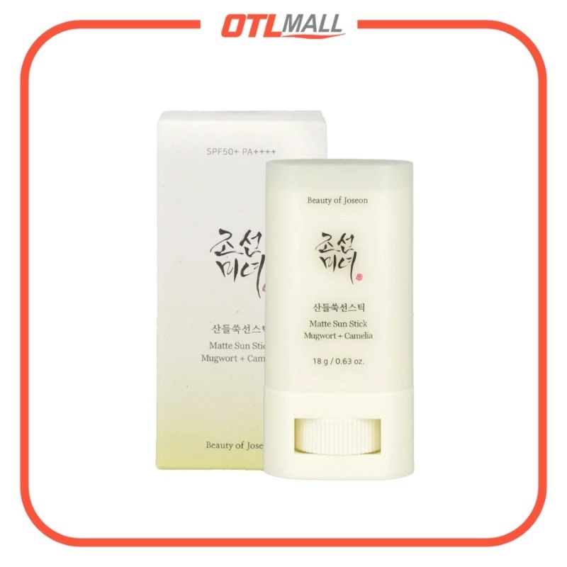 进口BEAUTY OF JOSEON哑光防晒棒艾蒿+茶花18gSPF50+PA++++不油腻
