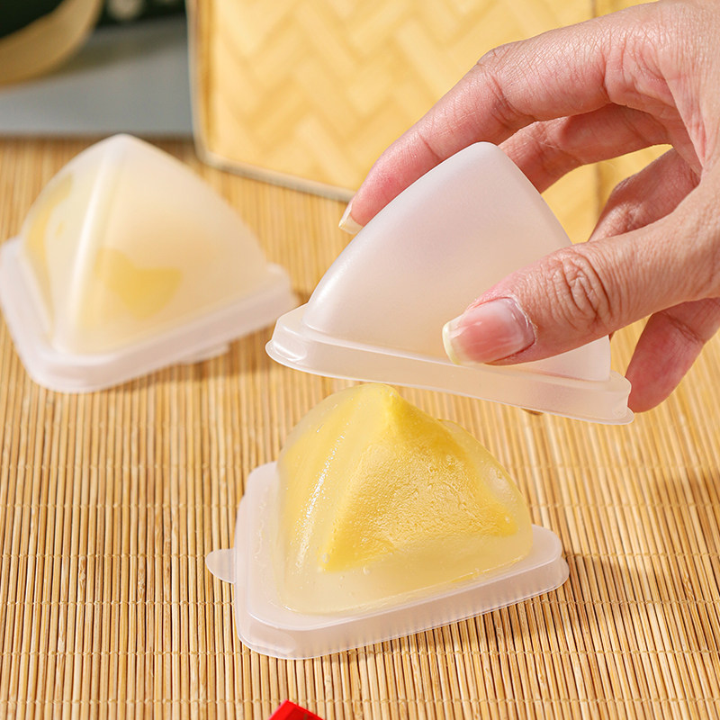 网红榴莲冰皮冰粽包装盒水晶月饼模具DIY食品级耐高温压模烘焙盒