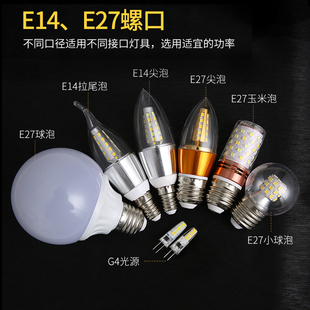 led灯珠插件小灯泡G4高亮节能光源无频闪220V陶瓷12V玉米灯宽压
