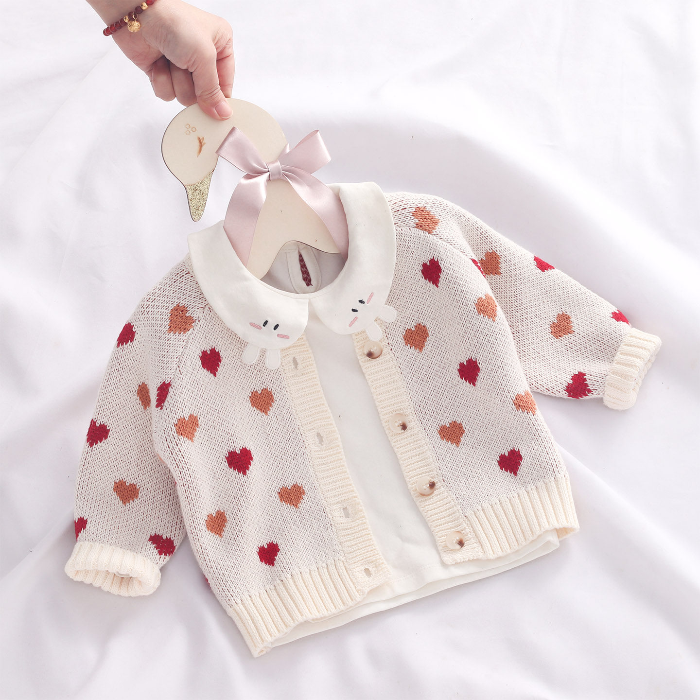 2026新款宝宝针织开衫1-3岁女童外套婴儿毛衣纯棉公主洋气春秋装,童装/婴儿装/亲子装,毛衣/针织衫,淘宝优惠券,粉丝福利购,淘宝优惠卷