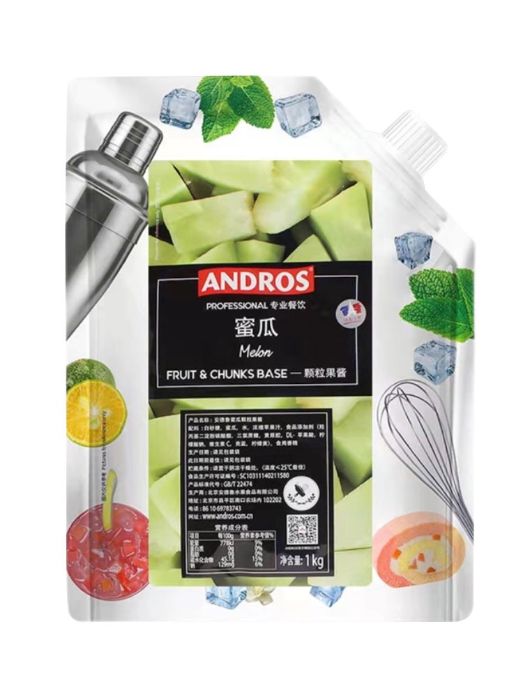 Andros安德鲁蜜瓜颗粒果酱