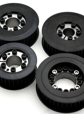 现货同步轮8M36齿配胀紧套免键锁紧1比2传动快速定制涨紧同步带轮