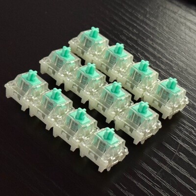 佳达隆绿磁轴 Wooting 60HE 键盘原装全新绿磁轴 Lekker 线性60cN