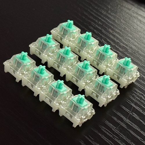 佳达隆绿磁轴 Wooting 60HE 键盘原装全新绿磁轴 Lekker 线性60cN