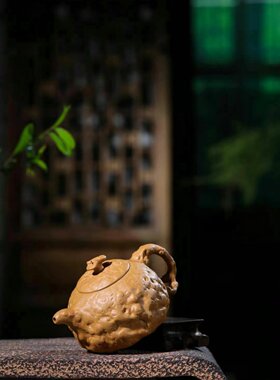 供春壶，茶具原矿手工宜兴紫砂壶330毫到350cc升家用段泥纯手工