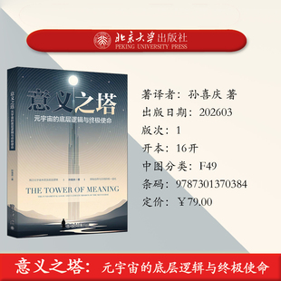 预售正版 意义之塔:元宇宙的底层逻辑与终极使命 孙喜庆著 北京大学出版社 TP 自动化技术 计算机技术 9787301370384
