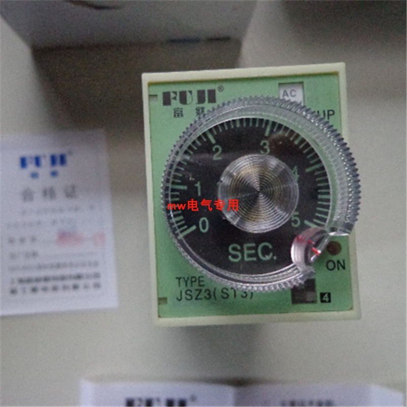 富继时间继电器JSZ3 A-B A-D 220V DC24V ST3P A-A5s 10S 30S 60S