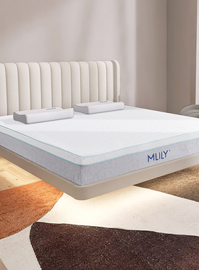 梦百合零压记忆棉软硬适中独立弹簧床垫1.8米席梦思卷装22cm厚0压