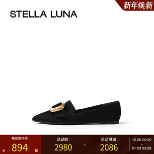 单鞋 BRASS TACKS STELLA 乐福鞋 25SS新品 金属扣饰经典 LUNA女鞋