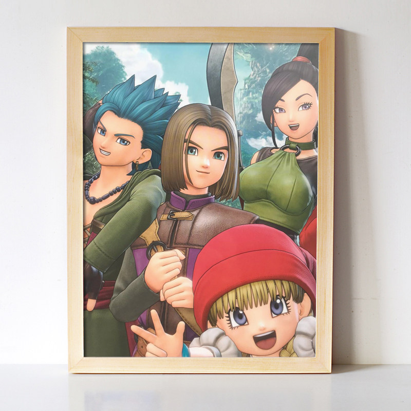 勇者斗恶龙11s 创世小玩家2怪兽仙境3史莱姆周边海报挂画送男女生