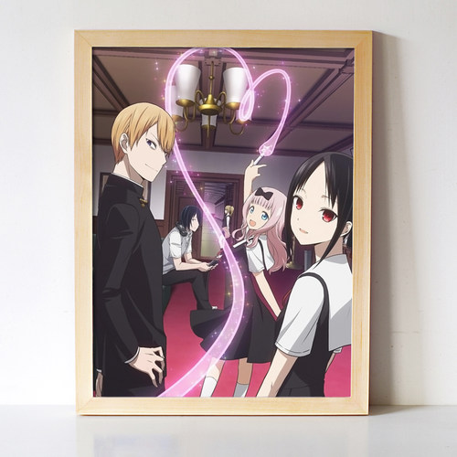 辉夜大小姐想让我告白四宫辉夜 卡通动漫周边 海报挂画送朋友礼物