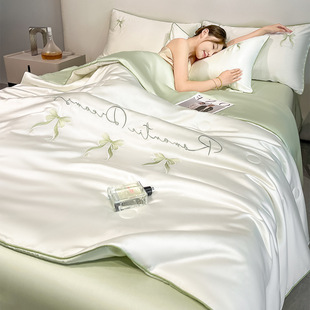 cool summer blanket four set 冰丝夏凉被四件套Ice piece silk
