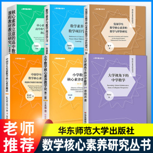 数学素养与数学项目学习 数学核心素养研究丛书 高中数学课程教材教法研究 全套四本教学与评价研究 中国学生发展数学核心素养盖伦