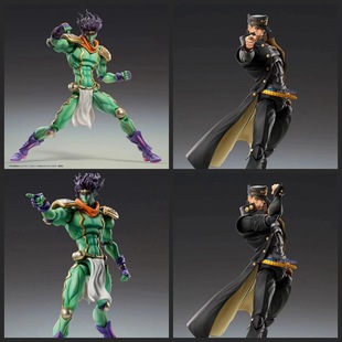 JOJO的奇妙冒险 大号 空条承太郎 白金之星 可动 模型 盒装手办