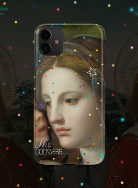 GENTLE REBELS布伦齐诺彩色波点油画手机壳适用iphone17pro苹果16原创文艺复兴维纳斯女神美术馆名画天使闪钻