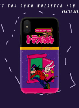 【福利#买一送一】GENTLE REBELS恶搞哆啦A梦苹果手机壳XS任意门大灰狼iphone11
