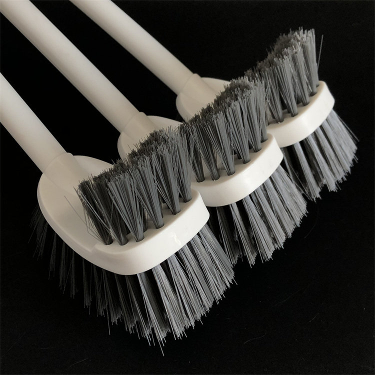 包邮 长柄厕所刷双头马桶刷卫生间清洁刷可挂式清洗蹲坑缝隙刷子