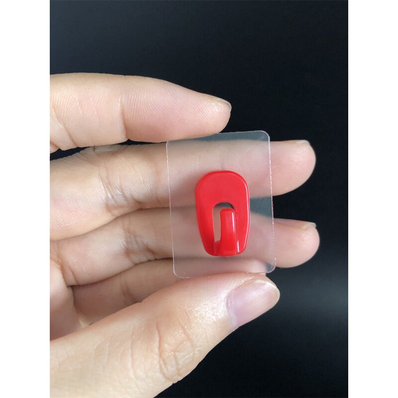 包邮喜庆红色挂钩无痕迷你小粘图片