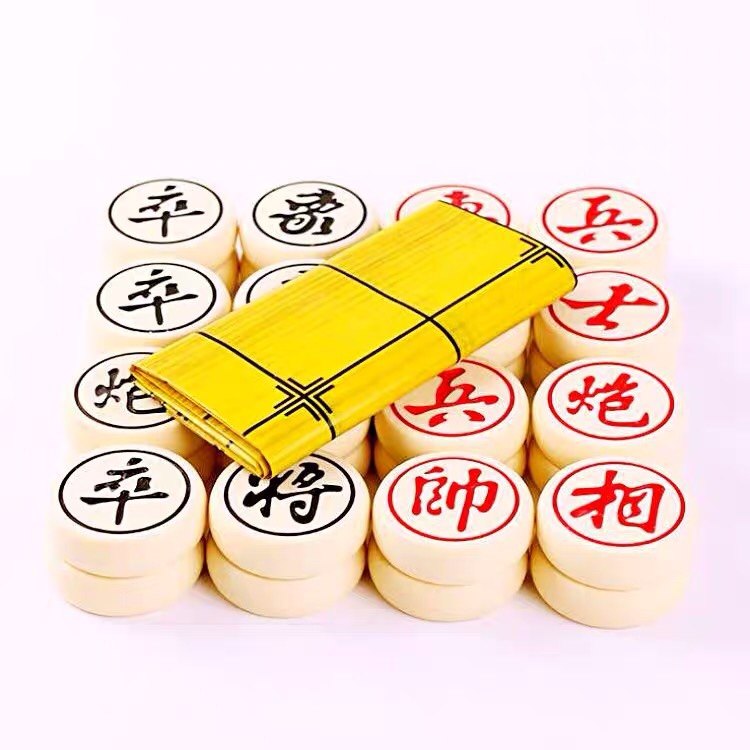 中国象棋密胺防玉皮革棋盘耐磨成人学生儿童教学老人防摔麻将材质