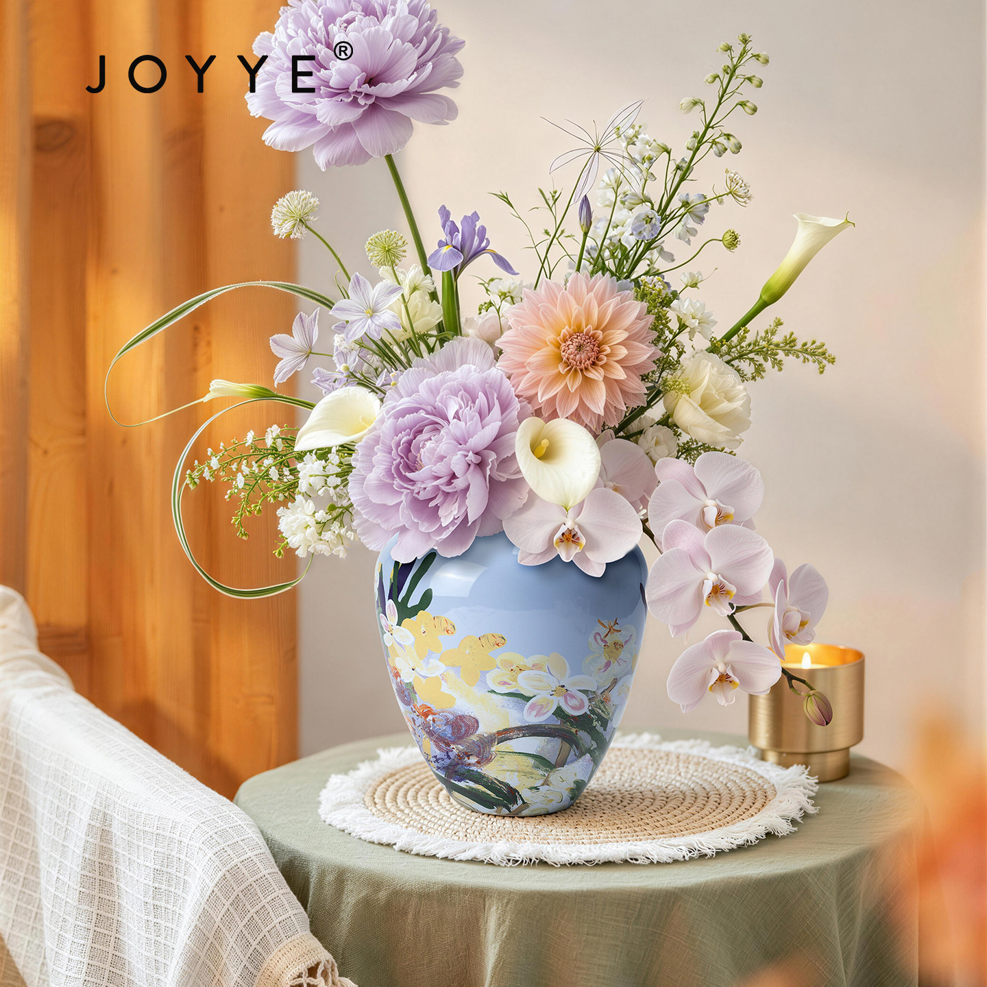 JOYYE卓艺轻奢陶瓷花瓶2026新款图片