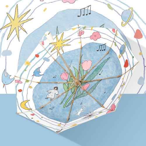 知伞原创银胶防晒伞晴雨两用