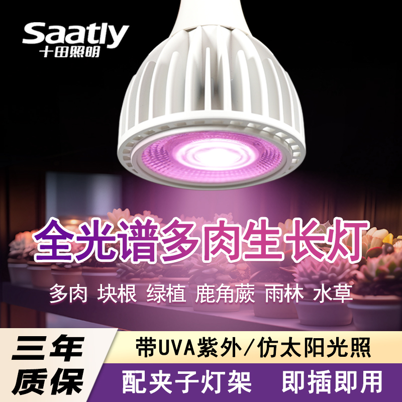 十田多肉补光灯全光谱植物生长灯