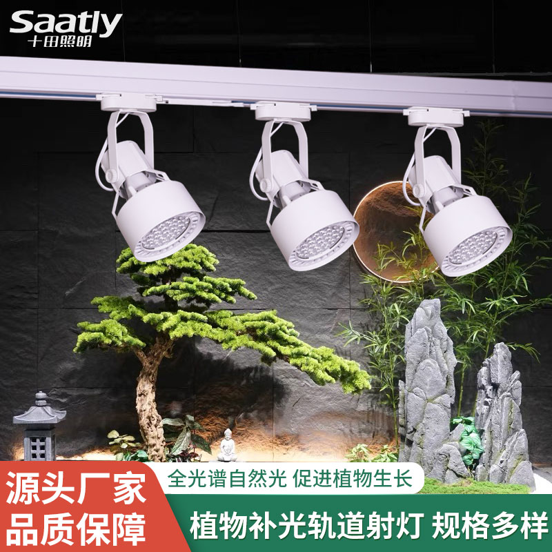 植物补光生长灯室内绿植轨道射灯