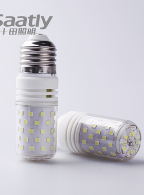十田照明led灯泡超亮 大螺口家用节能灯e27 e14螺旋三色变光源