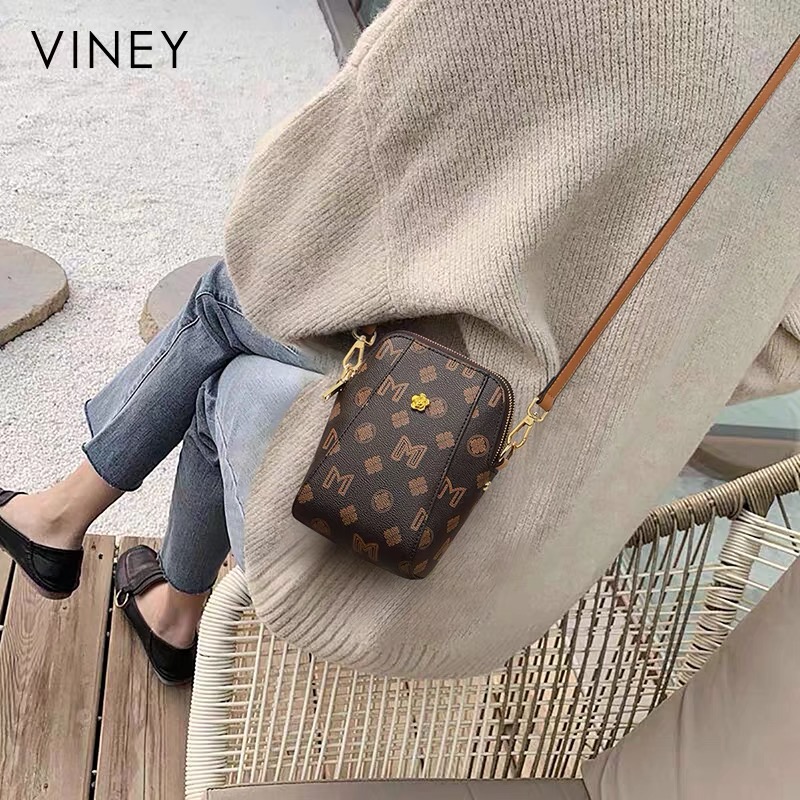 Viney手机包包女2025新款夏季斜挎包百搭高级感钥匙轻便迷你小包