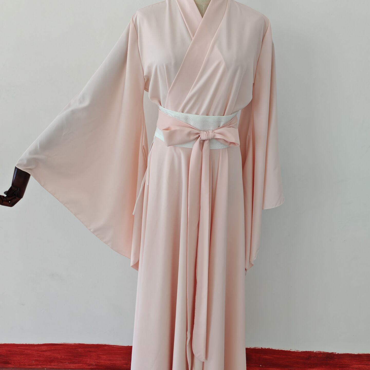 原创古装花仙子魏晋风汉服广袖仙女日常装 交领襦裙舞蹈服套装