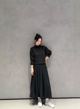 Theory羊毛法兰绒百褶半裙 P0801302