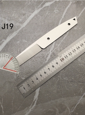 锻打加硬不锈钢 半成品刀胚 J19