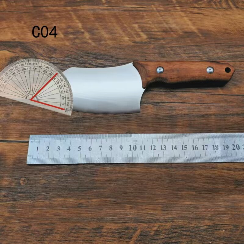 锻打加硬不锈钢多用途半成品小菜刀c04