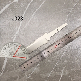 锻打加硬不锈钢 半成品小北欧刀胚 j023