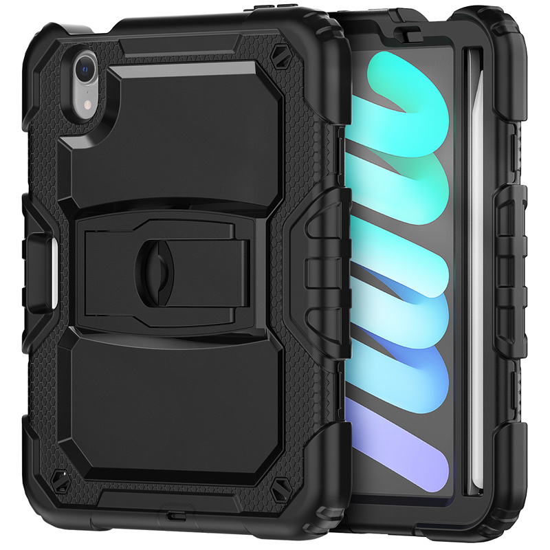 适用苹果iPad mini6 Case back cover holder迷你6保护壳防摔支架
