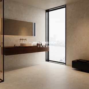 极简卫生间600x1200复古莱姆石质感瓷砖 浴室阳台厕所古堡墙地砖