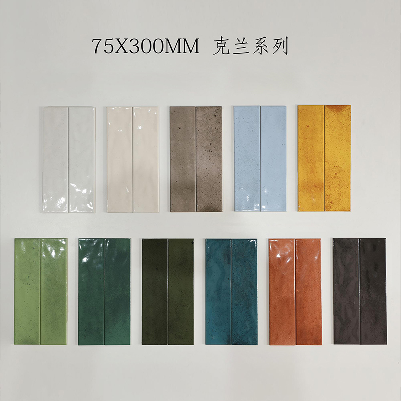 南洋风复古长条75x300窑变瓷砖