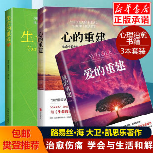 正版 心的重建+生命的重建+爱的重建全套3册路易丝·海 大卫·凯思乐 张德芬 读书会心理健康自我激励心灵疗愈哲理读物书籍