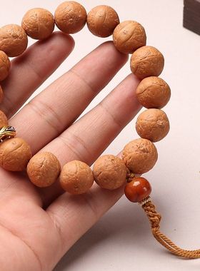 原籽尼泊尔凤眼菩提籽DIY单圈手持手串男女文玩成品佛珠念珠手链