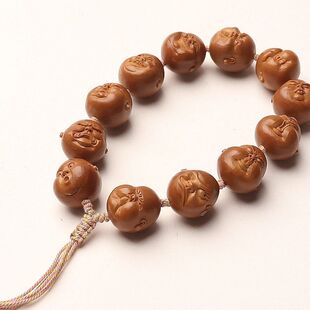 橄榄核人生百态手串雕刻大籽手工铁核胖子开心近正圆短圆手把件男