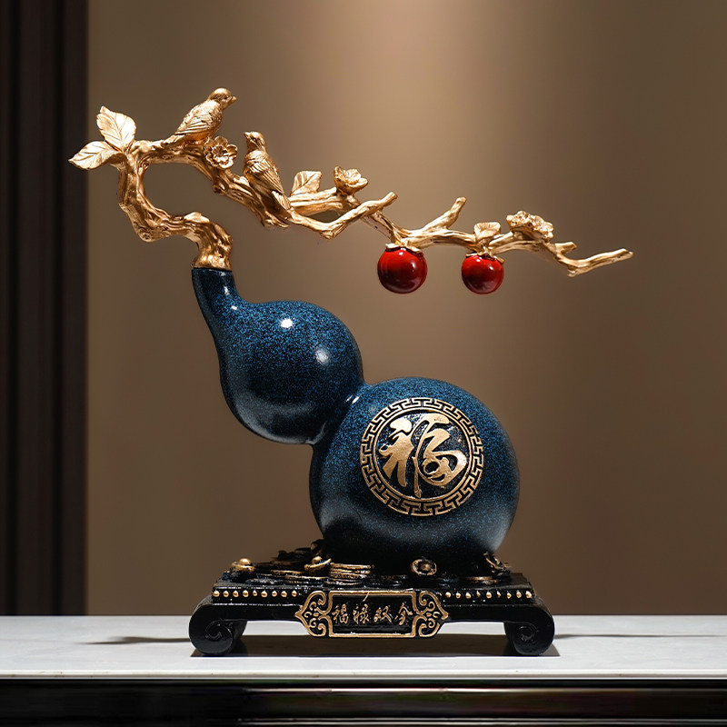 新中式葫芦玄关摆件居客厅装饰品电视柜酒柜中国风新居礼品,家居饰品,桌面摆件,淘宝优惠券,粉丝福利购,淘宝优惠卷