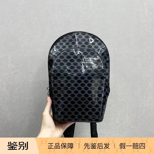 万物二奢 95新 稀有celine赛琳vintage中古老花mini双肩背包
