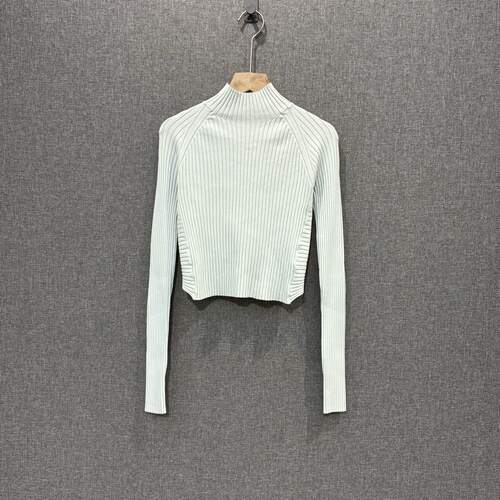 万物二奢 99新 Dion Lee 冰川蓝两穿镂空针织上衣 s码