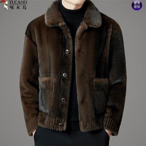 新款加厚冬季貂绒大衣