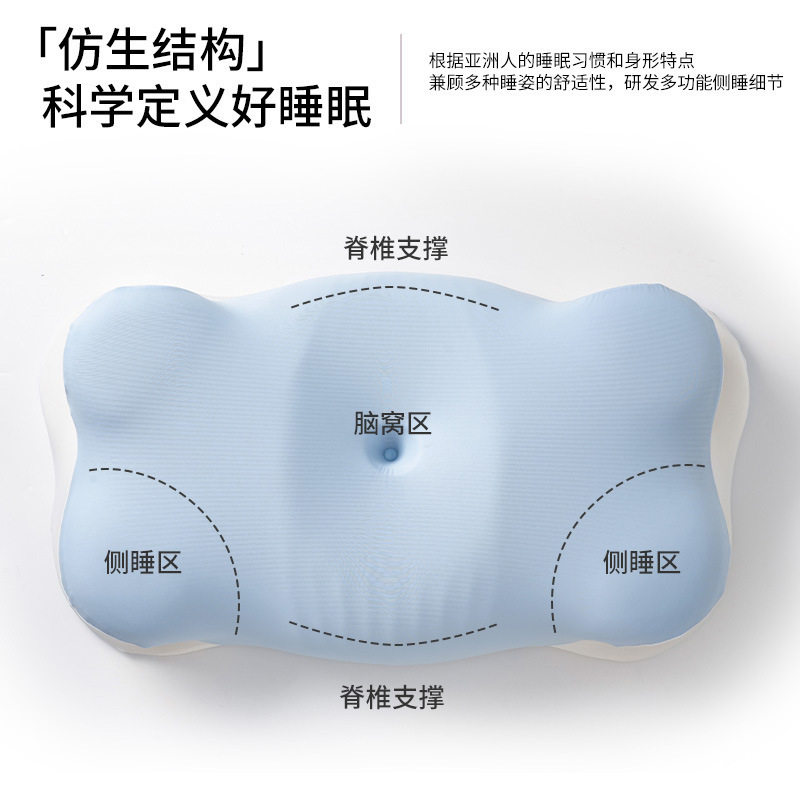 日本进口记忆棉云朵枕头侧睡枕头图片