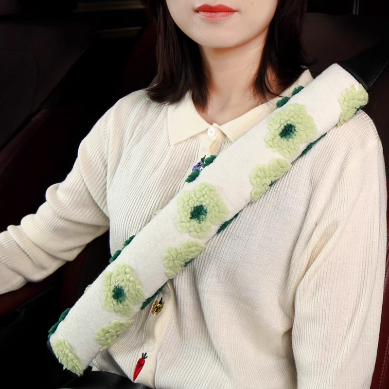 汽车安全带护肩套加长可爱卡通车载保险带防勒保护儿童车饰用品女