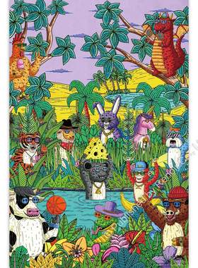 雷诺瓦益智玩具拼图/十二生肖/Mulga/1008片拼图现货