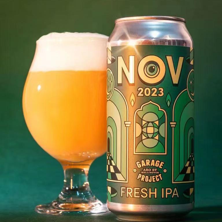 车库计划新鲜酒花IPA啤酒第14批次  新西兰进口精酿啤酒440ml*6罐