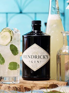 英国进口洋酒HENDRICK'S GIN亨利金酒金汤爵士金酒调酒琴酒